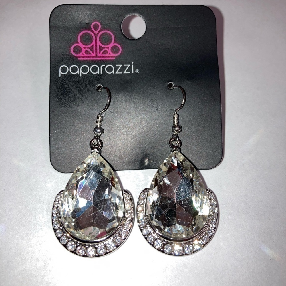 Mega Marvelous White Earring